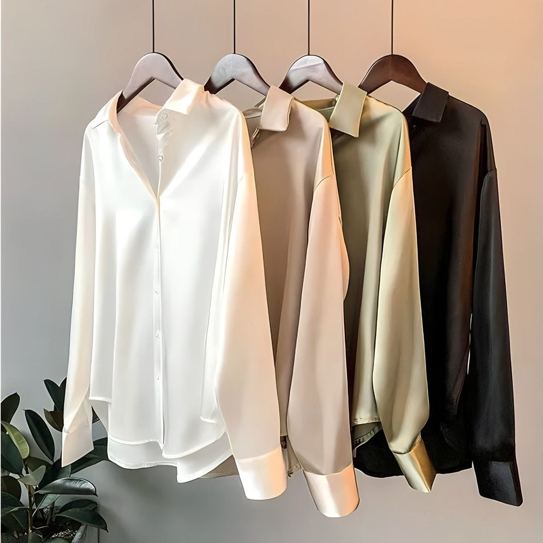 Versatile Satin-Finish Top - Angelica