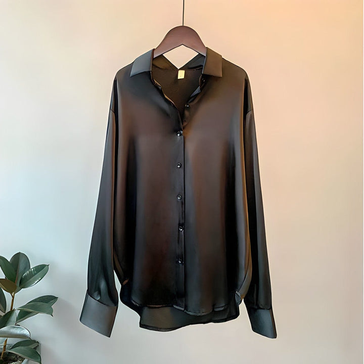 Versatile Satin-Finish Top - Angelica
