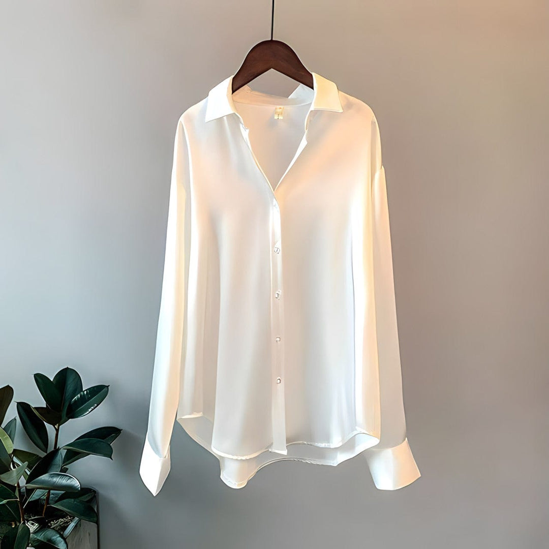 Versatile Satin-Finish Top - Angelica