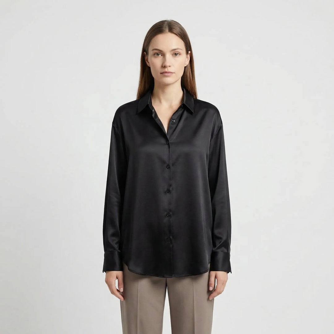 Versatile Satin-Finish Top - Angelica