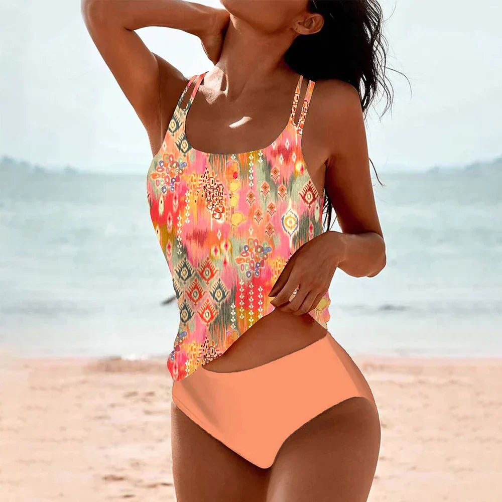 Vibrant Mandala Motif Swimwear - Eleanor