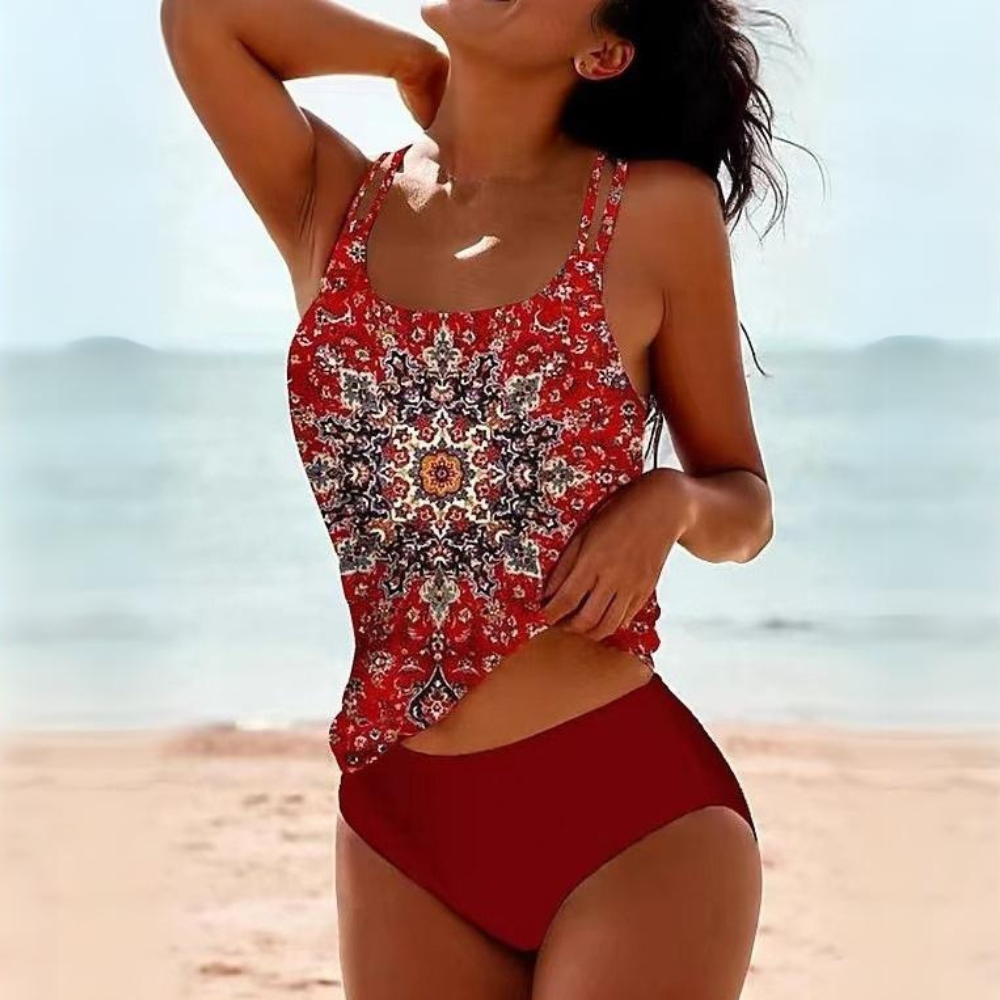 Vibrant Mandala Motif Swimwear - Eleanor