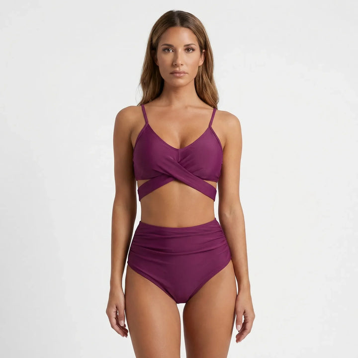 Vibrant Two-Piece Bikini Set - Janice