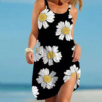 Boho chic summer dress with floral print – Karla