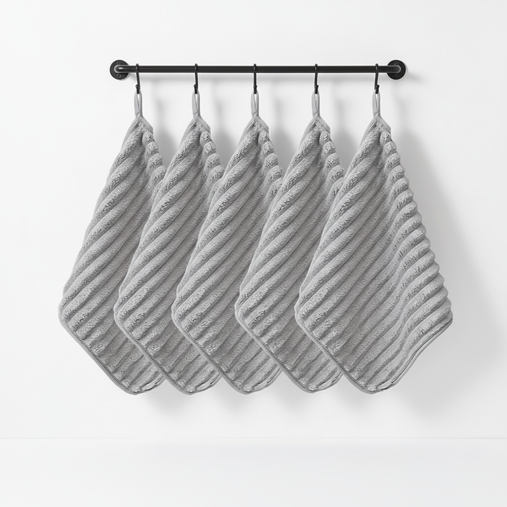 Vintage Gestreiftes Handtuch Set - VintageCloth