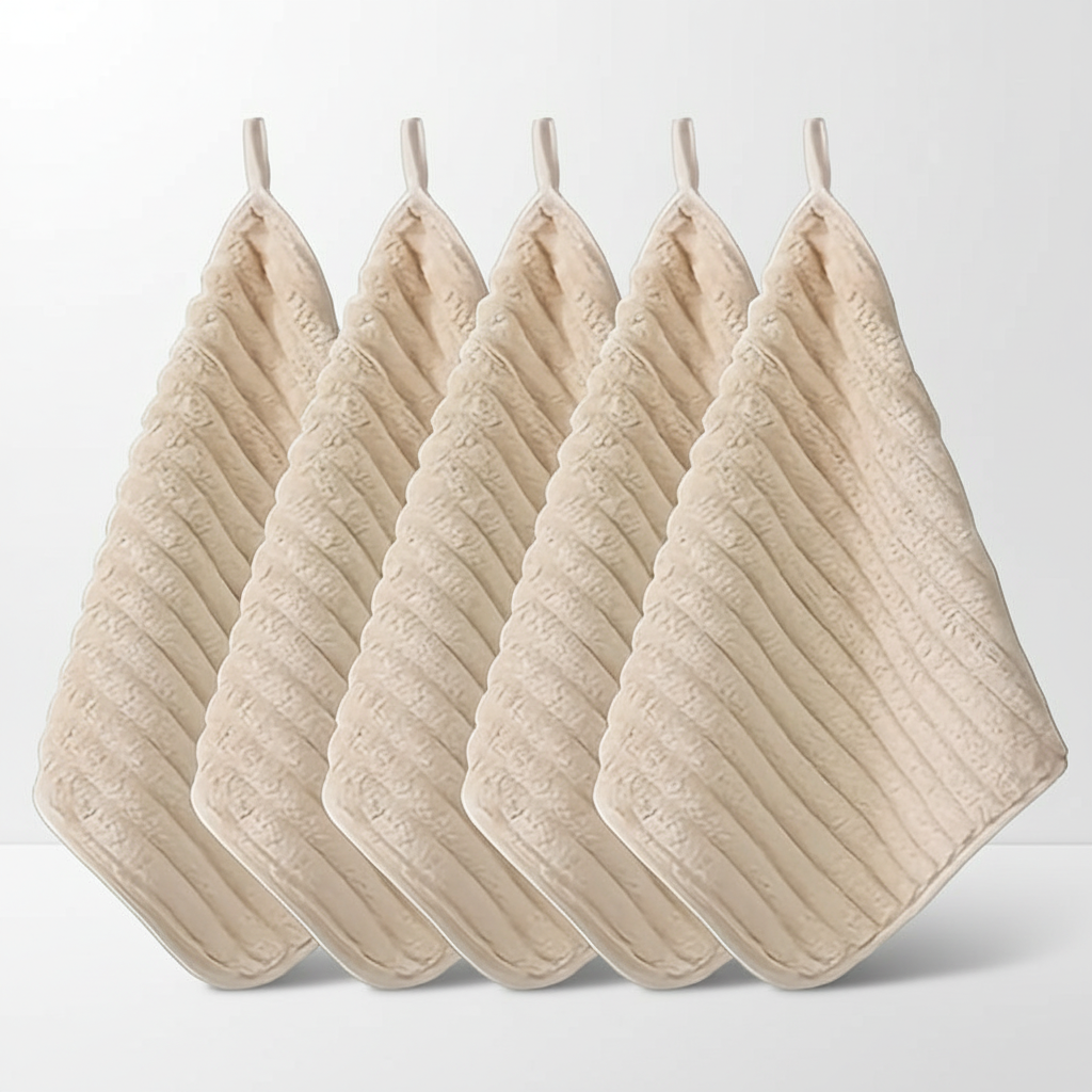 Vintage Gestreiftes Handtuch Set - VintageCloth