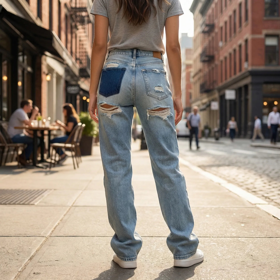Vintage Ripped Damenjeans - Nelly