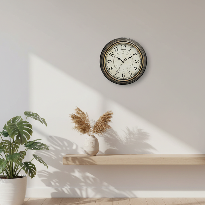 Vintage Style Rustic Wall Clock - Chronos