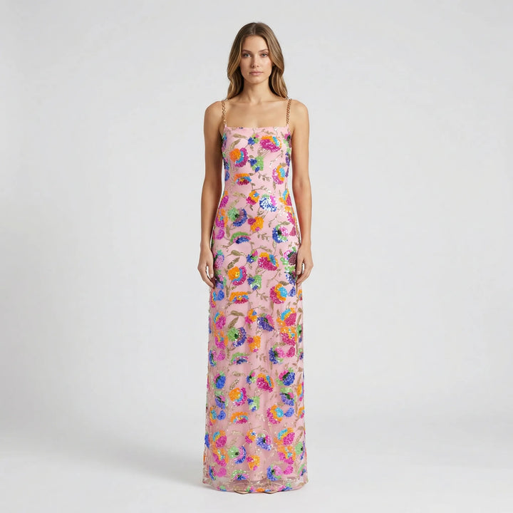 Vloeiende Maxi-Jurk Met Split - Yvonne