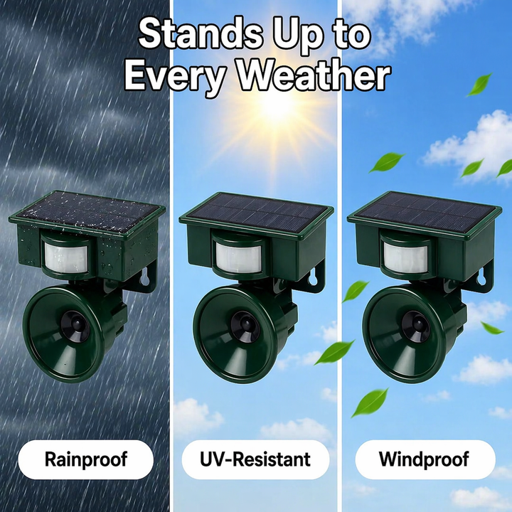 Bird Deterrent | Solar-Powered Motion Sensor | Animal-Friendly Hawk Calls 6