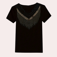 Trendy Sequin Blouse for Women - Lena