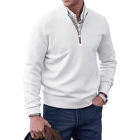 Sweter Sammy Jackson™ Dewitt Elegance | Komfort z kaszmiru z zamkiem błyskawicznym
