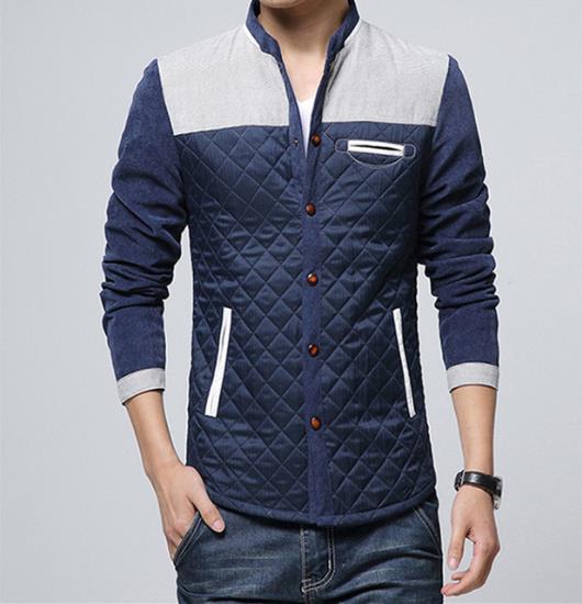 Retro Men's Windbreaker with Stand-Up Collar – Orlando