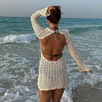 White Beach Dress in Lightweight Fabric – Solène