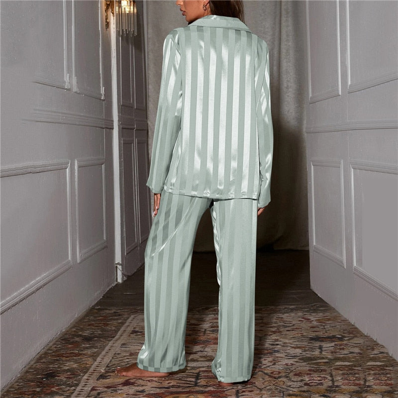 Soft Satin Women's Pajamas – Marisol