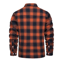 Fleece-Lined Checked Men's Jacket – Arvid