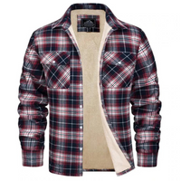 Fleece-Lined Checked Men's Jacket – Arvid