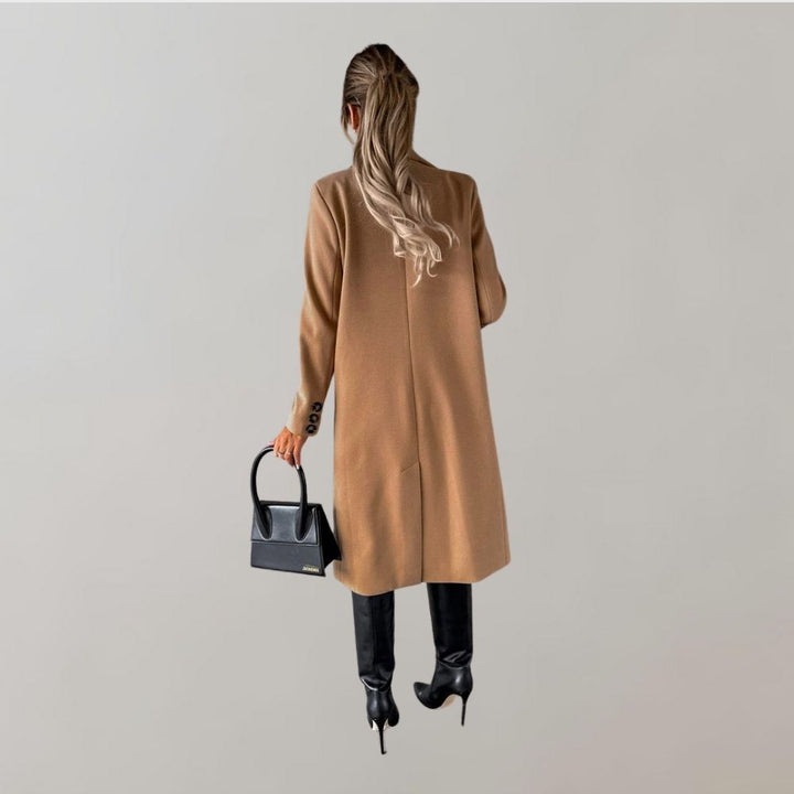 Stijlvolle Lange Winterjas voor Dames - Elara