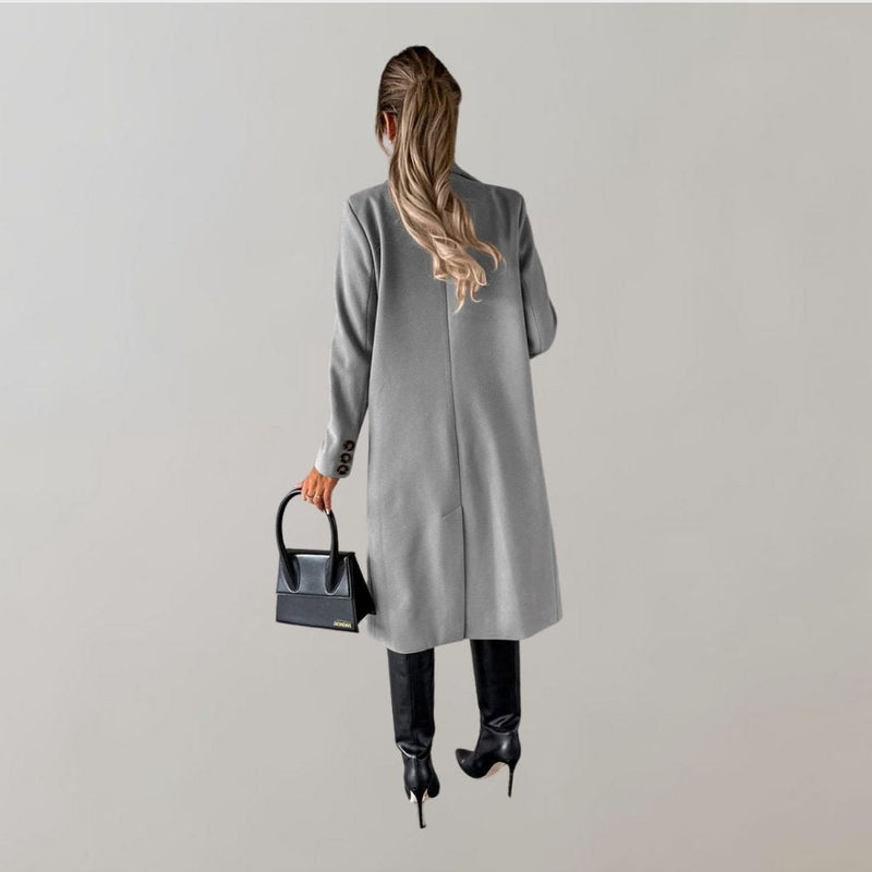 Stijlvolle Lange Winterjas voor Dames - Elara