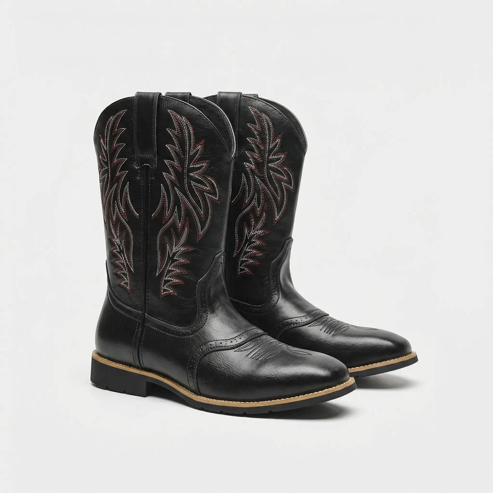 Wadenlanger Stiefel Im Cowboy-Stil - Claude