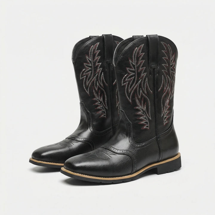 Wadenlanger Stiefel Im Cowboy-Stil - Claude
