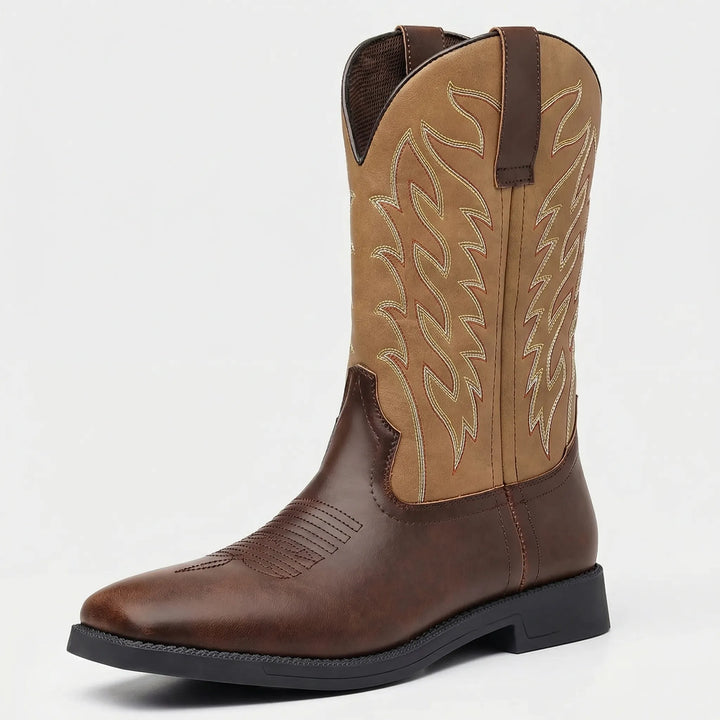 Wadenlanger Stiefel Im Cowboy-Stil - Claude