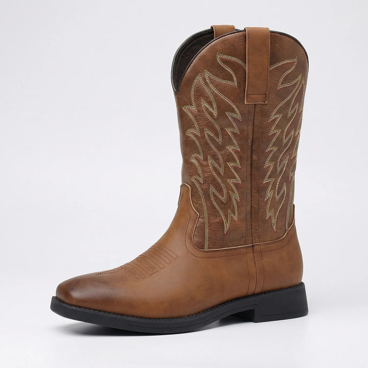Wadenlanger Stiefel Im Cowboy-Stil - Claude