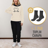 COMFORTABLE WOMEN'S TWO-PIECE TRACKSUIT - WARMFLEX™