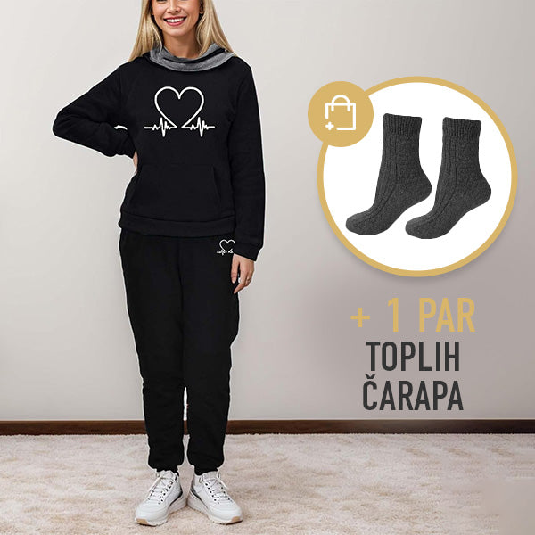 COMFORTABLE WOMEN'S TWO-PIECE TRACKSUIT - WARMFLEX™