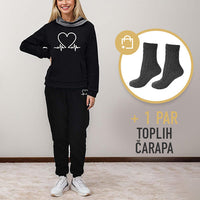 COMFORTABLE WOMEN'S TWO-PIECE TRACKSUIT - WARMFLEX™