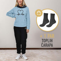 COMFORTABLE WOMEN'S TWO-PIECE TRACKSUIT - WARMFLEX™