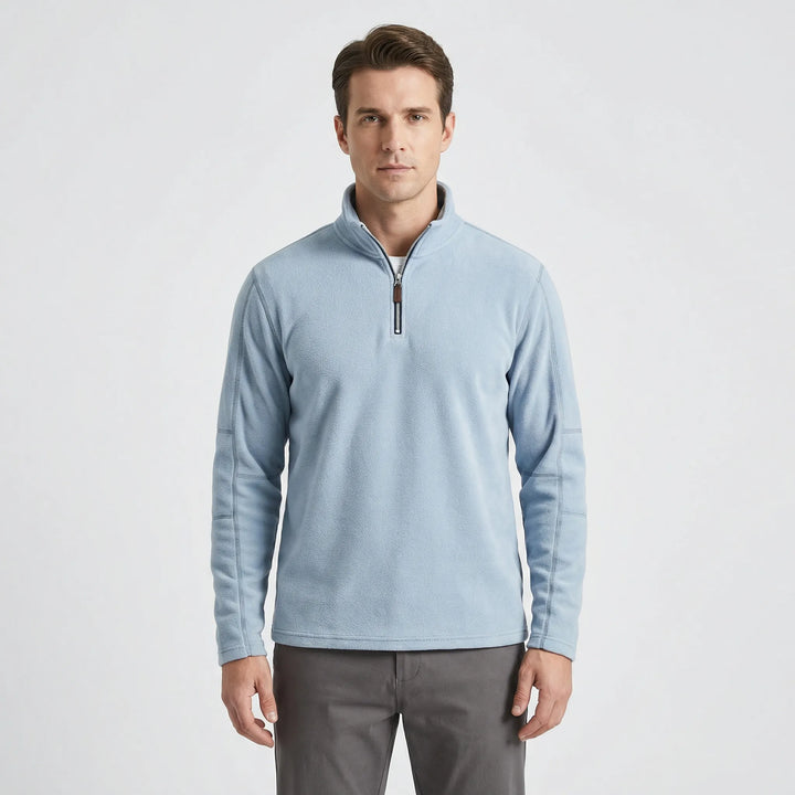 Wärmebetonter Herren-Pullover Mit Kurzreißverschluss - Lester