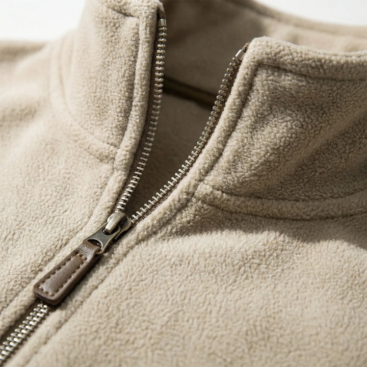 Wärmebetonter Herren-Pullover Mit Kurzreißverschluss - Lester