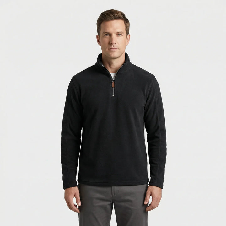 Wärmebetonter Herren-Pullover Mit Kurzreißverschluss - Lester