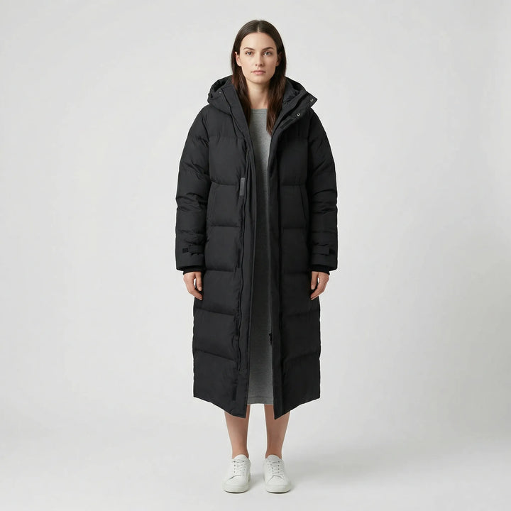 Wasserabweisende Longline-Steppjacke Für Damen - Cristina