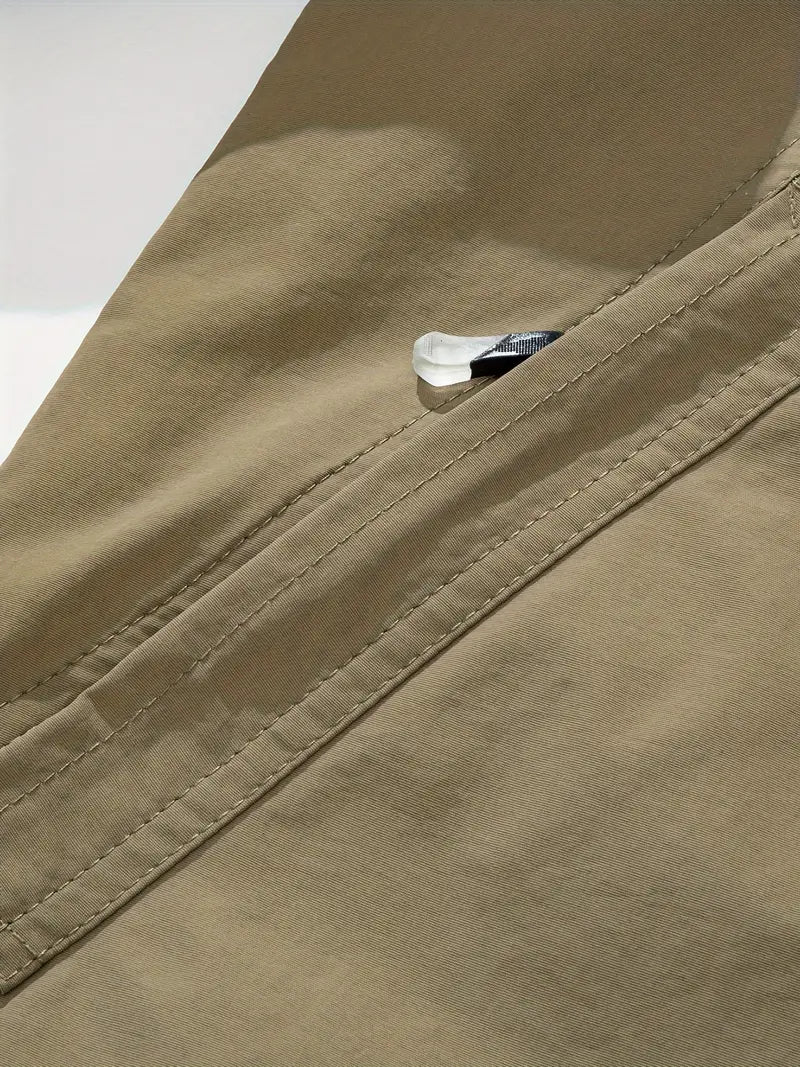 Water-Resistant Outdoor Jacket With Detachable Hood - Shane