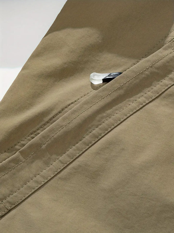 Water-Resistant Outdoor Jacket With Detachable Hood - Shane