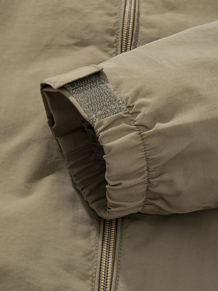 Water-Resistant Outdoor Jacket With Detachable Hood - Shane