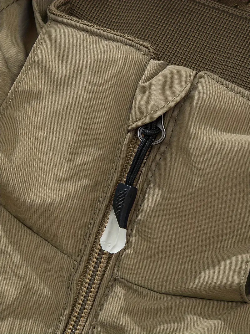 Water-Resistant Outdoor Jacket With Detachable Hood - Shane