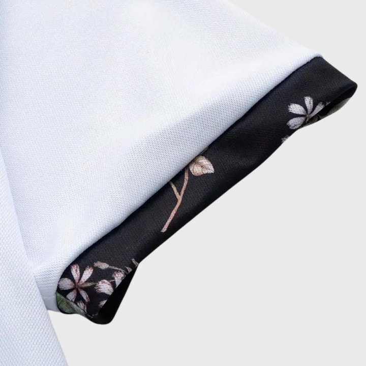 Men's Polo with Subtle Print - Noah