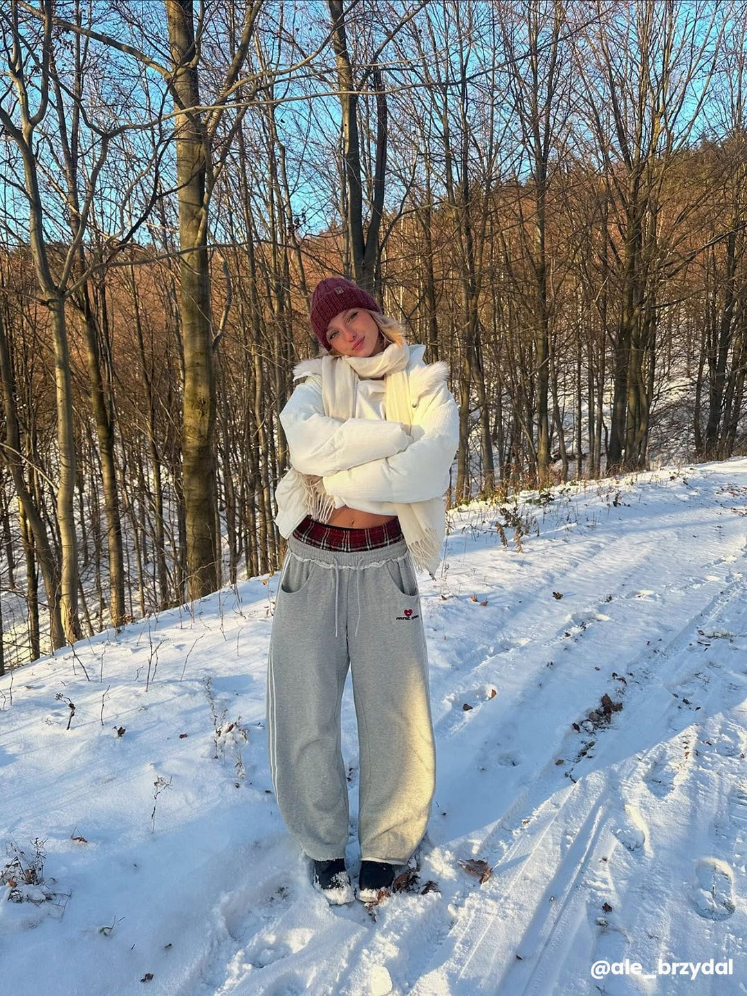 Weite Bequeme Jogginghose - Janine