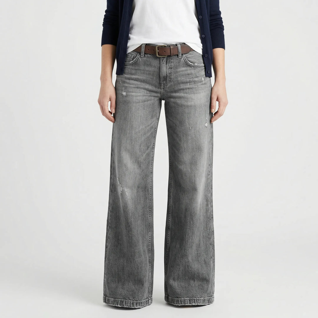 Weites Bein Jeans Mit Retro-Schnitt - Loretta