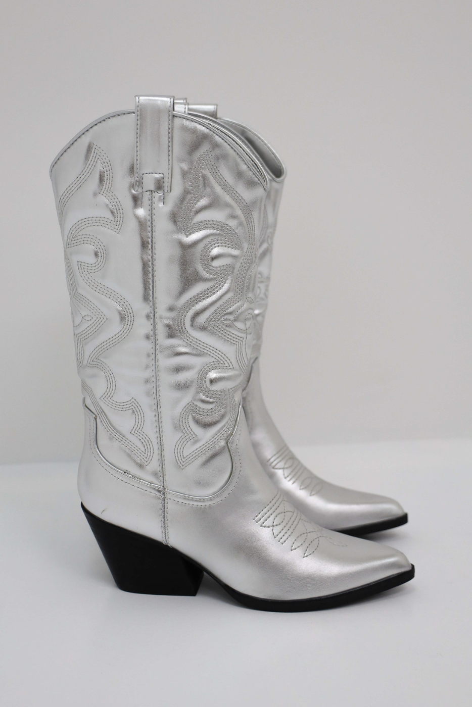 Western-Style Block Heel Boot - Danielle