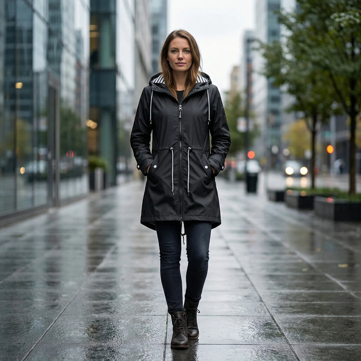Wetterfester Damenparka Mit Reißverschluss - Angelique