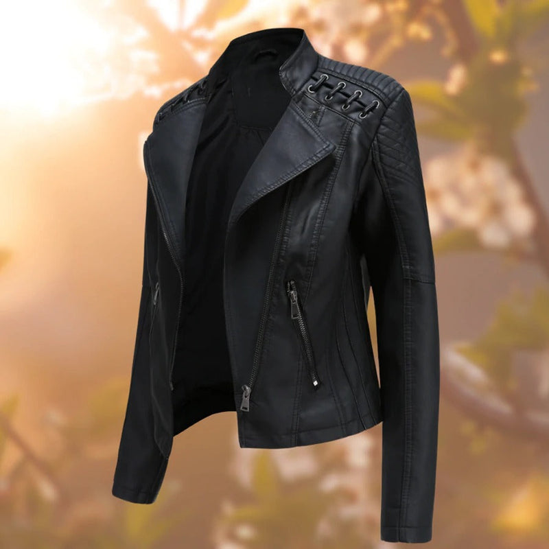 Leather Women's Jacket - Seraphina