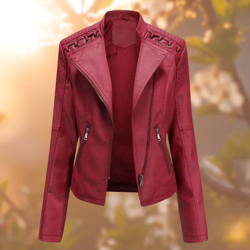 Leather Women's Jacket - Seraphina
