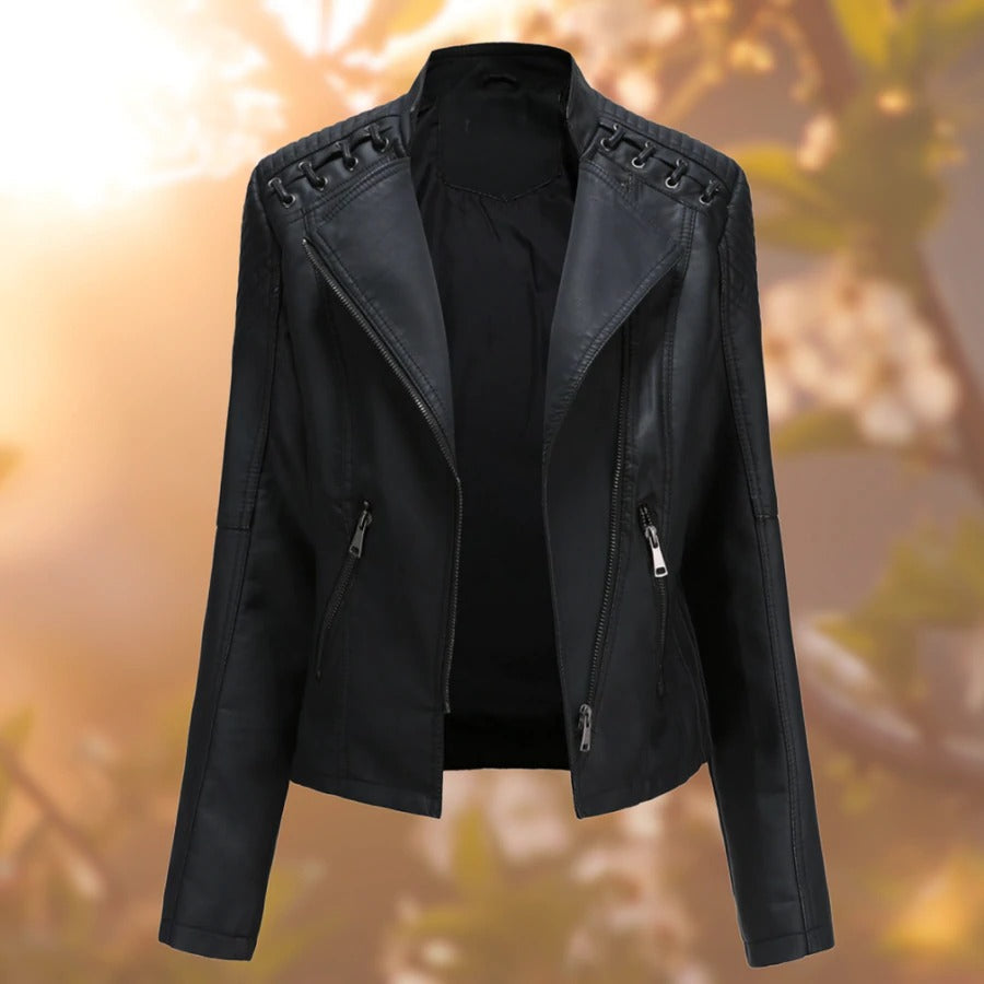 Leather Women's Jacket - Seraphina