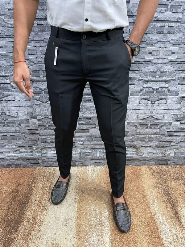 Slim Fit Formal Men's Trousers – Milan