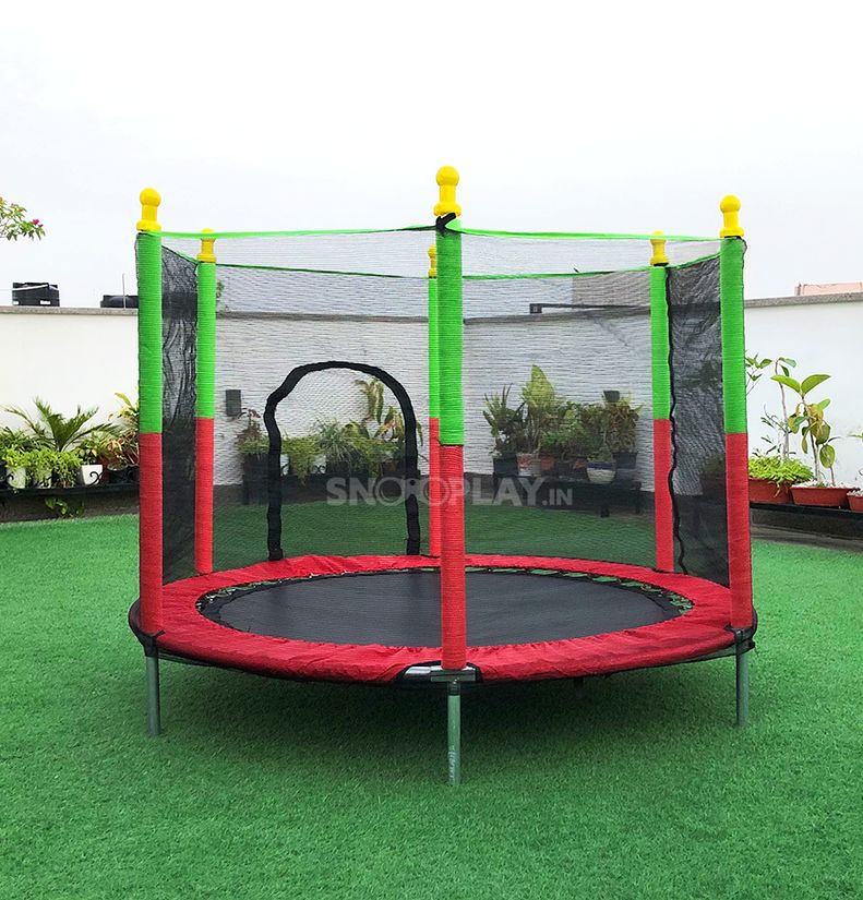 Kids' Trampoline with Safety Net – Jumpie KidsTramp