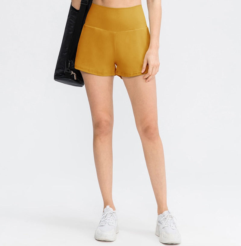 Ademende & Sneldrogende High-Waist Dames Fitnessshorts – Mirabella